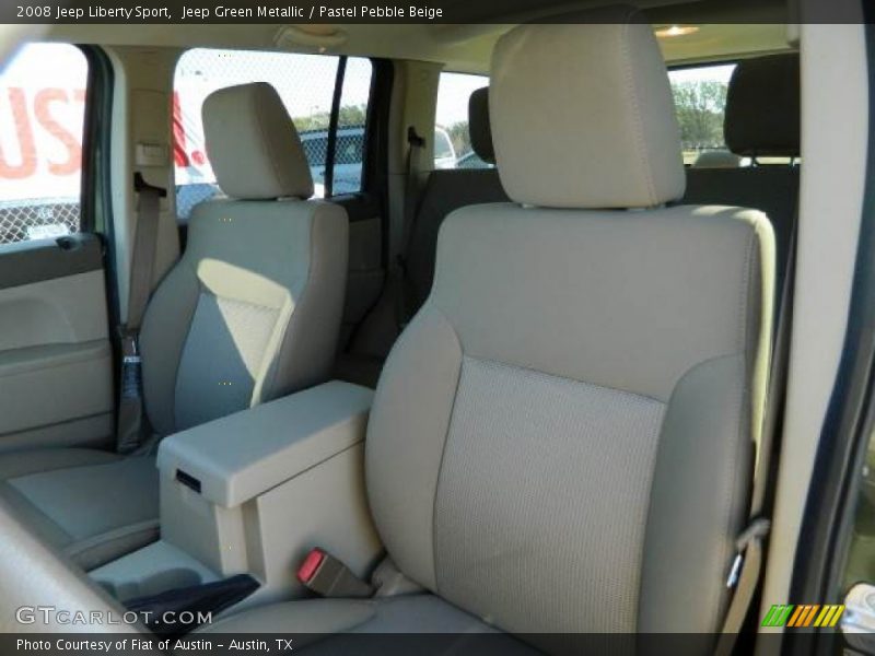 Jeep Green Metallic / Pastel Pebble Beige 2008 Jeep Liberty Sport