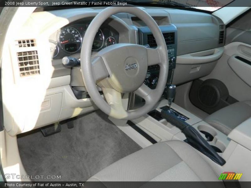 Jeep Green Metallic / Pastel Pebble Beige 2008 Jeep Liberty Sport
