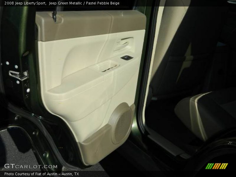 Jeep Green Metallic / Pastel Pebble Beige 2008 Jeep Liberty Sport
