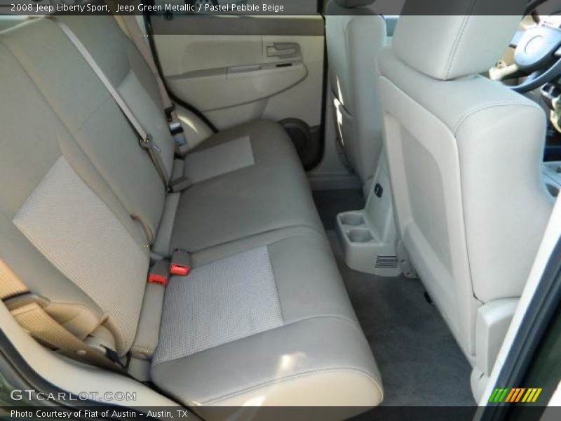 Jeep Green Metallic / Pastel Pebble Beige 2008 Jeep Liberty Sport