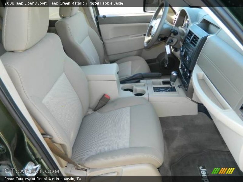 Jeep Green Metallic / Pastel Pebble Beige 2008 Jeep Liberty Sport
