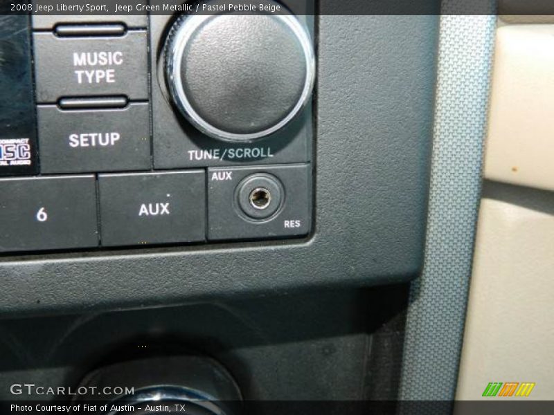 Jeep Green Metallic / Pastel Pebble Beige 2008 Jeep Liberty Sport