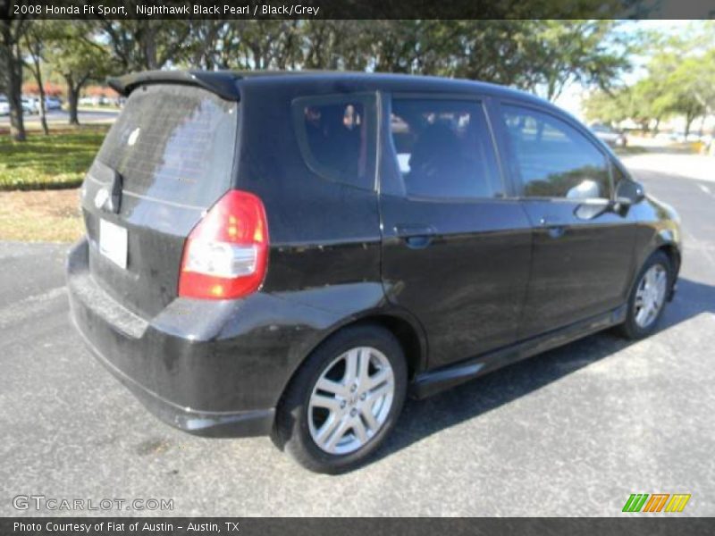 Nighthawk Black Pearl / Black/Grey 2008 Honda Fit Sport