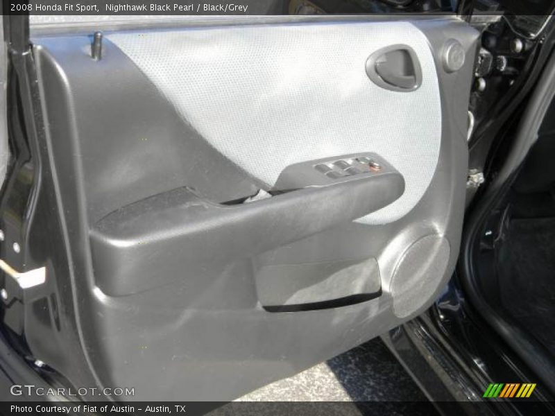 Nighthawk Black Pearl / Black/Grey 2008 Honda Fit Sport