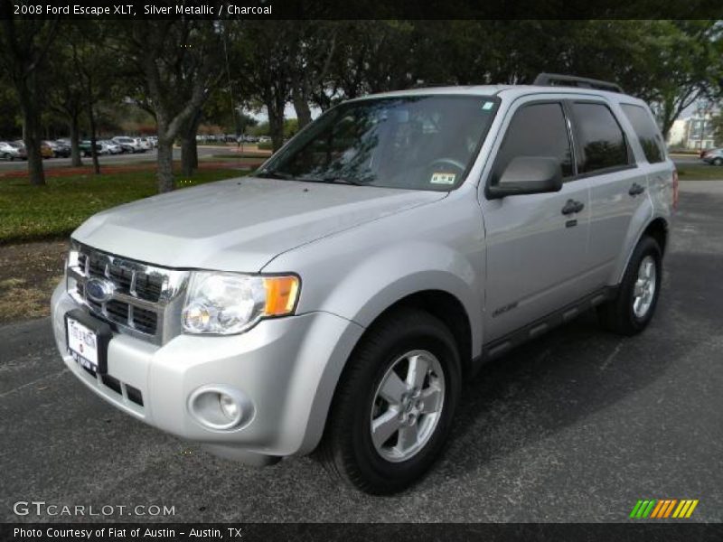 Silver Metallic / Charcoal 2008 Ford Escape XLT