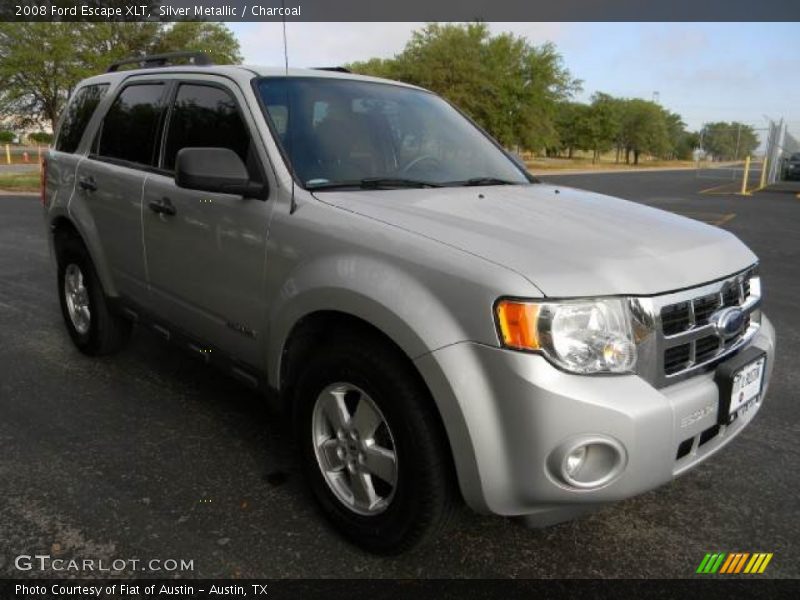Silver Metallic / Charcoal 2008 Ford Escape XLT