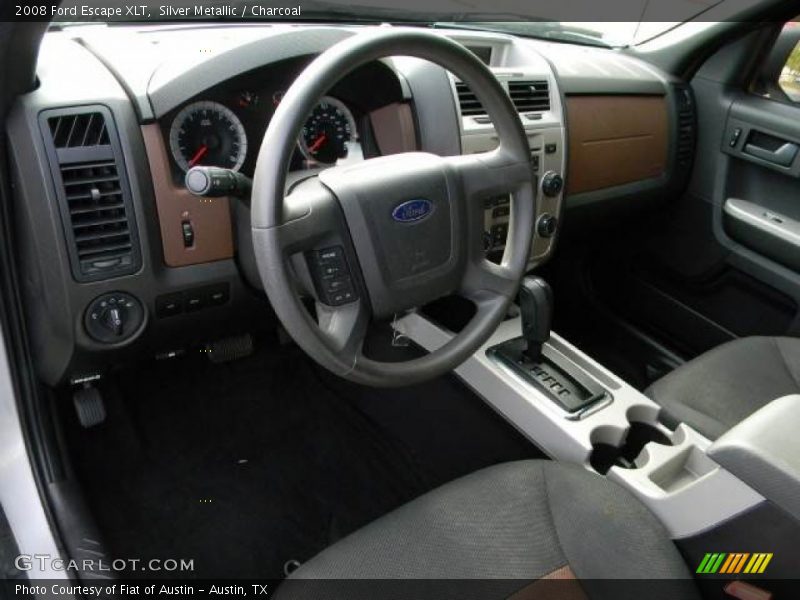 Silver Metallic / Charcoal 2008 Ford Escape XLT