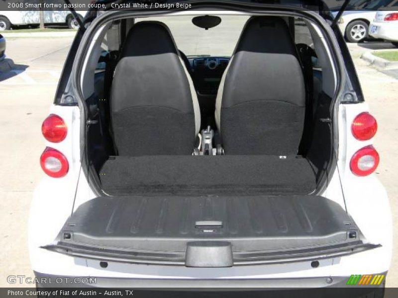 Crystal White / Design Beige 2008 Smart fortwo passion coupe