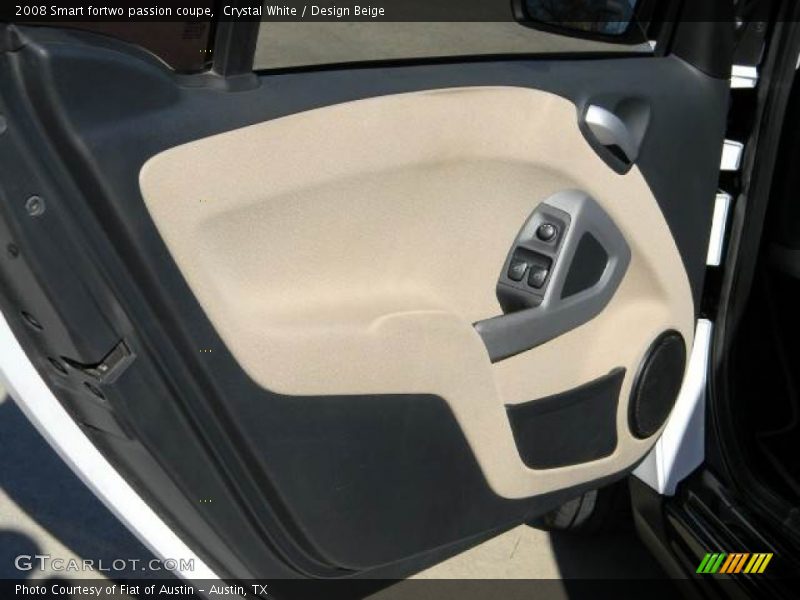 Crystal White / Design Beige 2008 Smart fortwo passion coupe