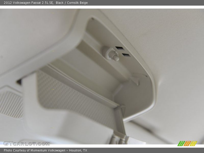 Black / Cornsilk Beige 2012 Volkswagen Passat 2.5L SE