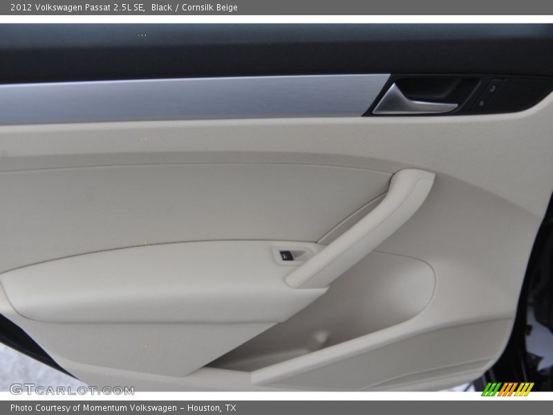 Black / Cornsilk Beige 2012 Volkswagen Passat 2.5L SE
