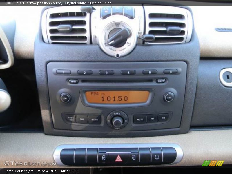 Crystal White / Design Beige 2008 Smart fortwo passion coupe