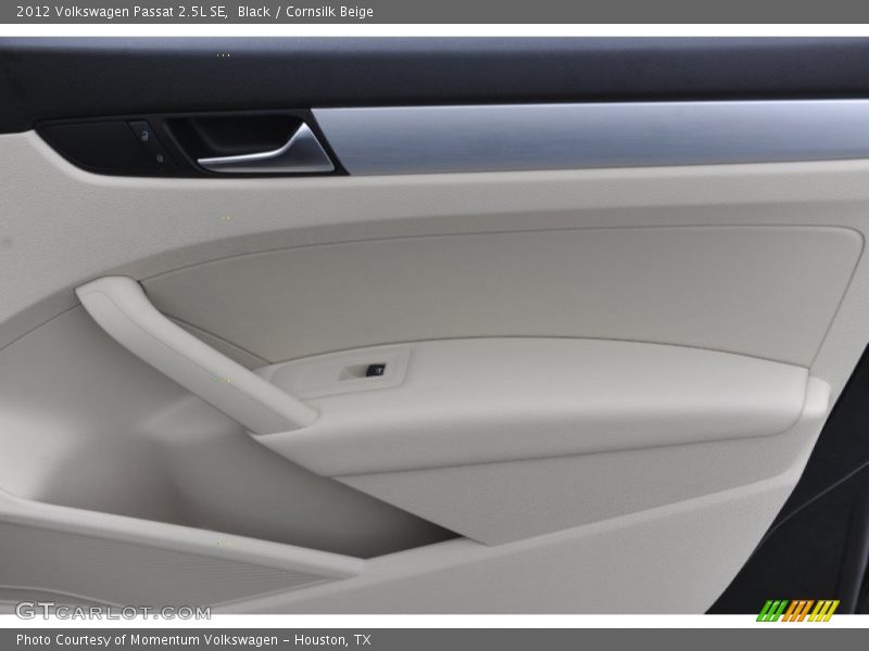 Black / Cornsilk Beige 2012 Volkswagen Passat 2.5L SE