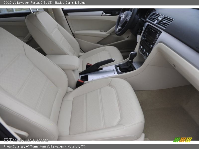 Black / Cornsilk Beige 2012 Volkswagen Passat 2.5L SE