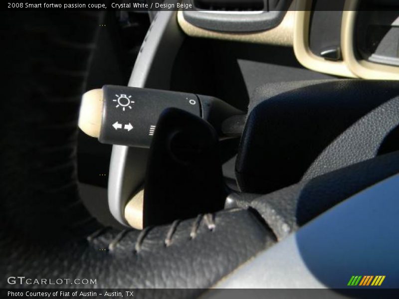 Crystal White / Design Beige 2008 Smart fortwo passion coupe