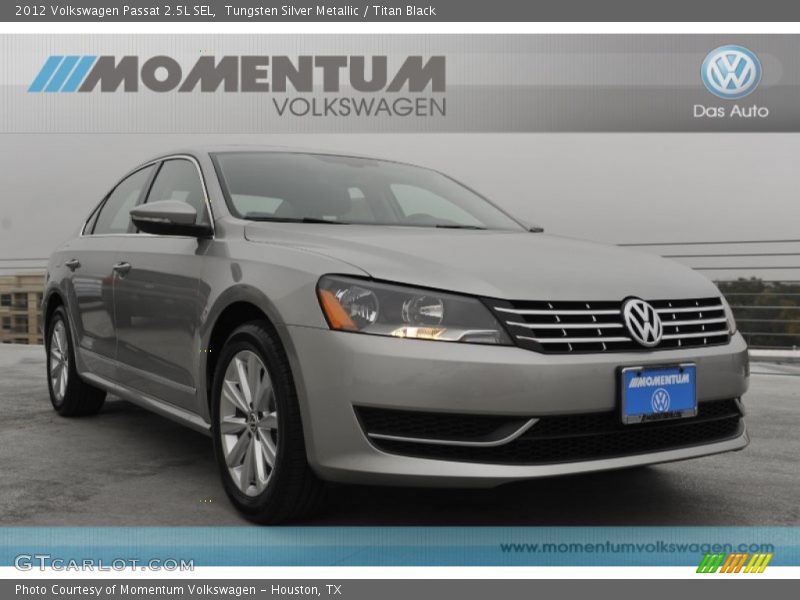 Tungsten Silver Metallic / Titan Black 2012 Volkswagen Passat 2.5L SEL