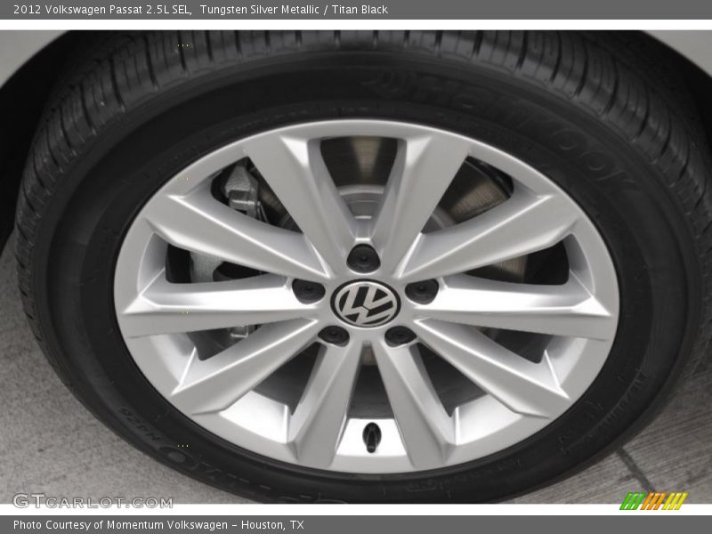 Tungsten Silver Metallic / Titan Black 2012 Volkswagen Passat 2.5L SEL