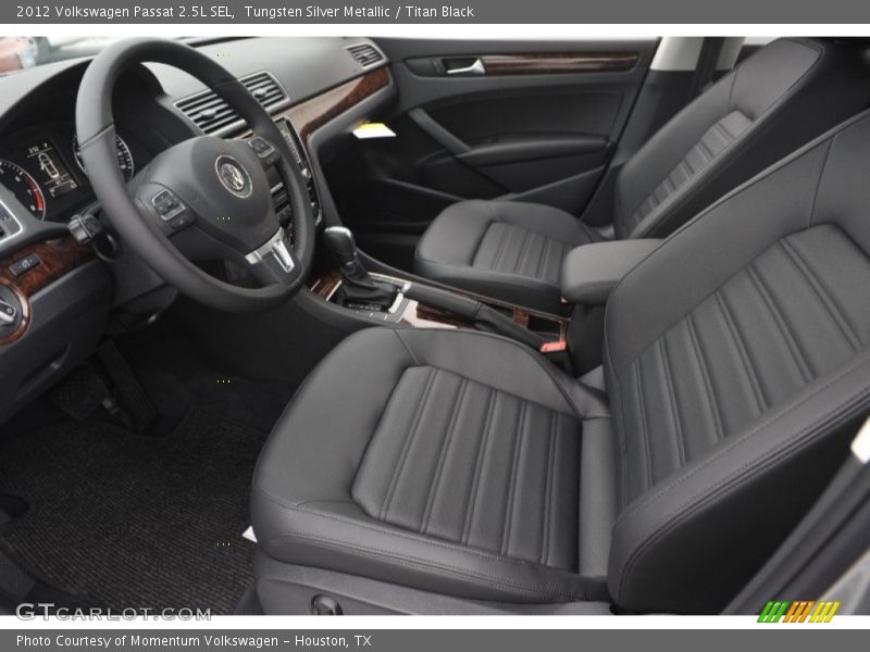  2012 Passat 2.5L SEL Titan Black Interior