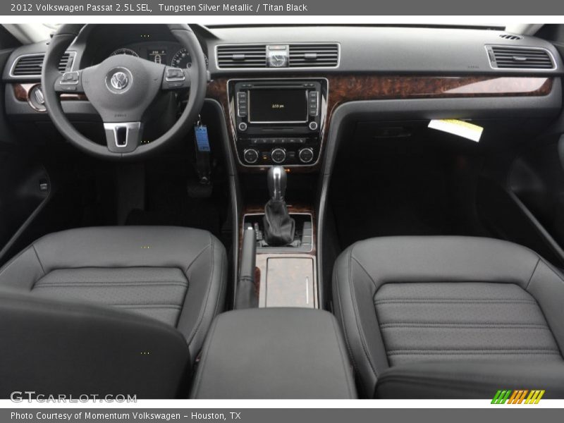 Tungsten Silver Metallic / Titan Black 2012 Volkswagen Passat 2.5L SEL