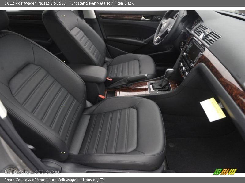  2012 Passat 2.5L SEL Titan Black Interior