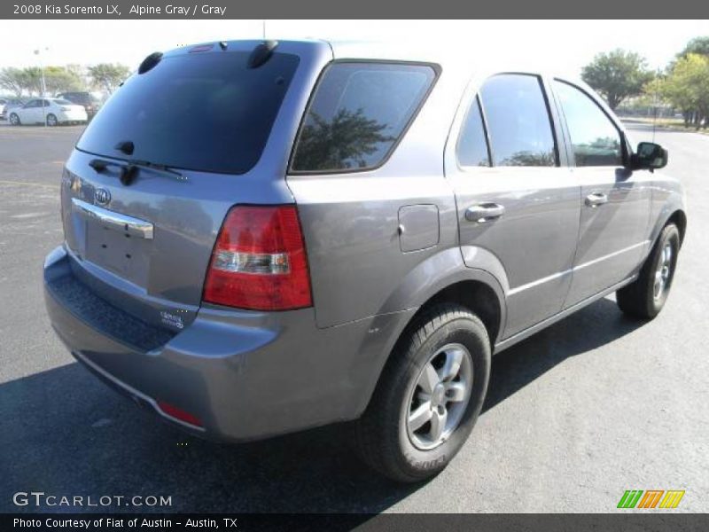 Alpine Gray / Gray 2008 Kia Sorento LX