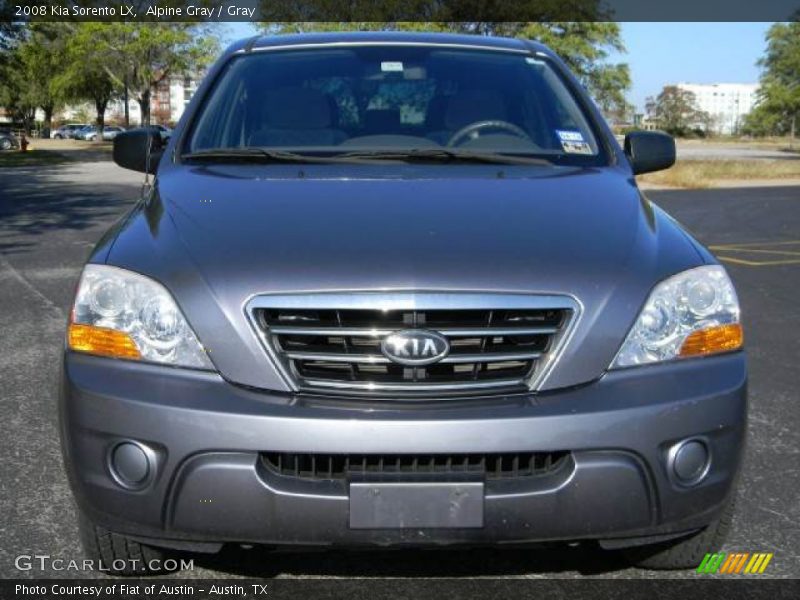 Alpine Gray / Gray 2008 Kia Sorento LX