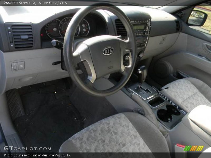 Alpine Gray / Gray 2008 Kia Sorento LX