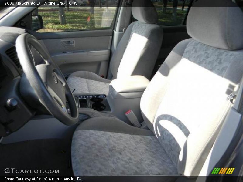 Alpine Gray / Gray 2008 Kia Sorento LX