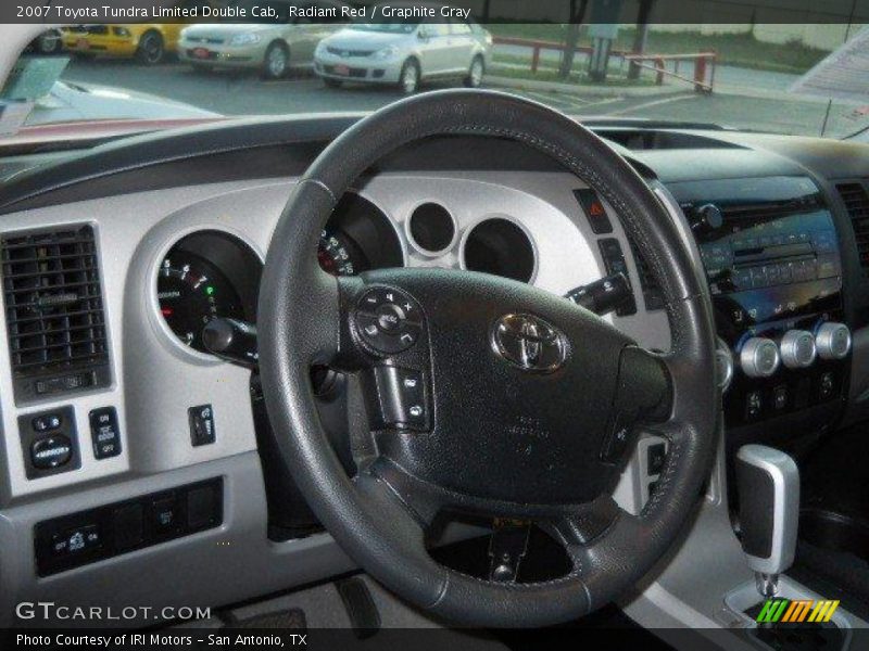 Radiant Red / Graphite Gray 2007 Toyota Tundra Limited Double Cab