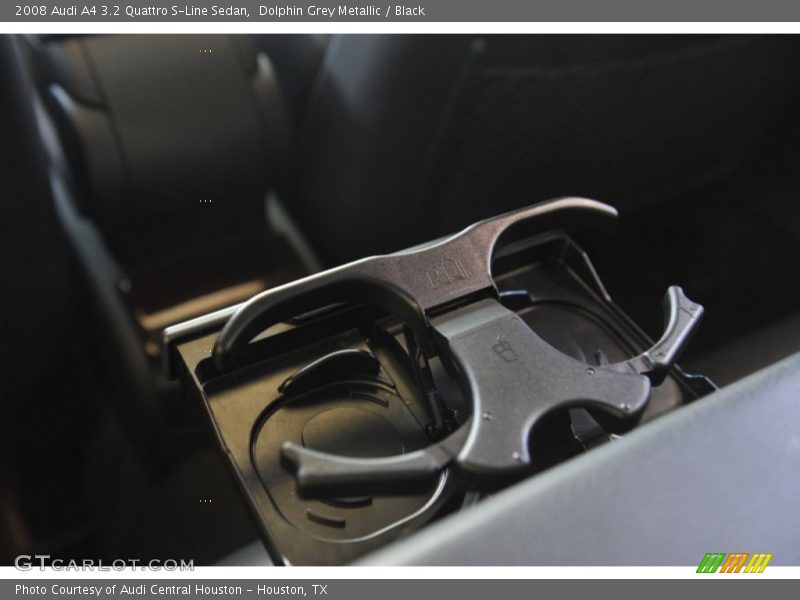 Dolphin Grey Metallic / Black 2008 Audi A4 3.2 Quattro S-Line Sedan