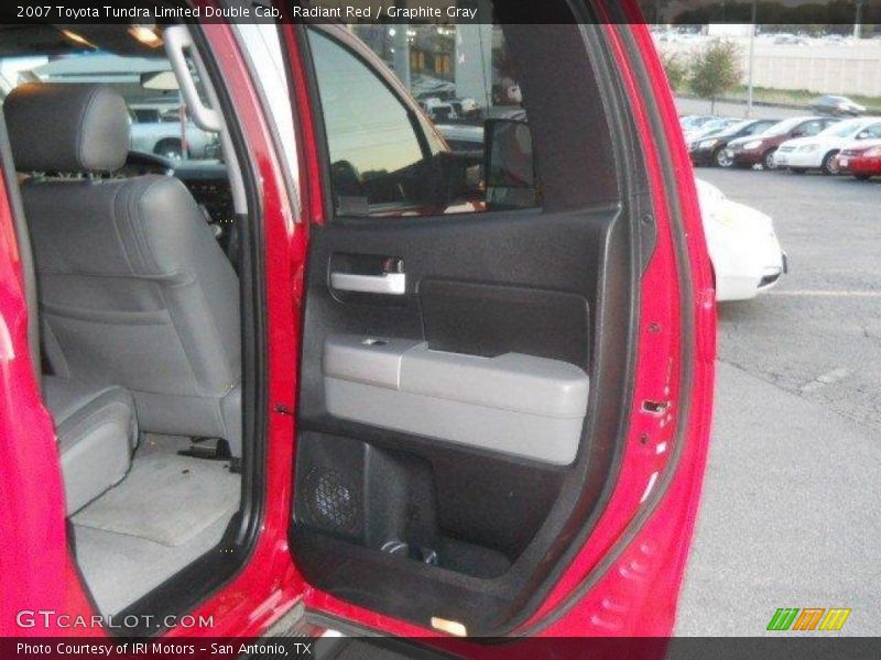 Radiant Red / Graphite Gray 2007 Toyota Tundra Limited Double Cab