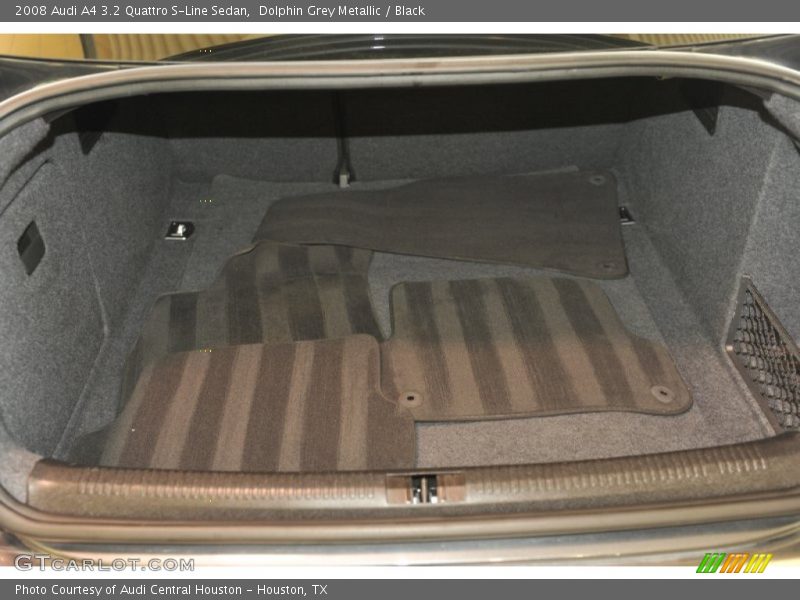 Dolphin Grey Metallic / Black 2008 Audi A4 3.2 Quattro S-Line Sedan