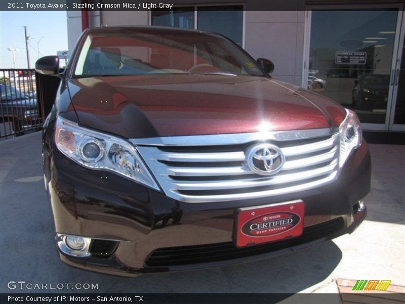 Sizzling Crimson Mica / Light Gray 2011 Toyota Avalon
