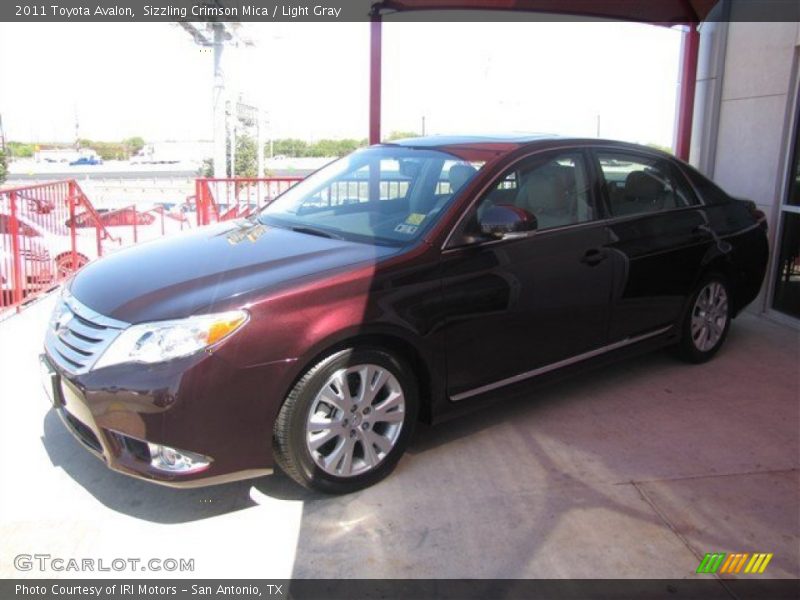 Sizzling Crimson Mica / Light Gray 2011 Toyota Avalon