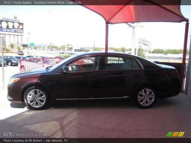 Sizzling Crimson Mica / Light Gray 2011 Toyota Avalon