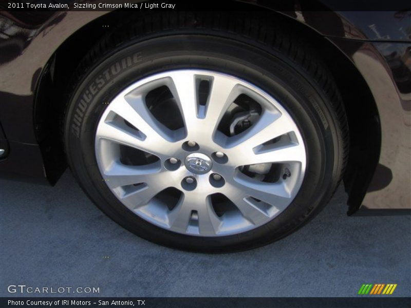 Sizzling Crimson Mica / Light Gray 2011 Toyota Avalon