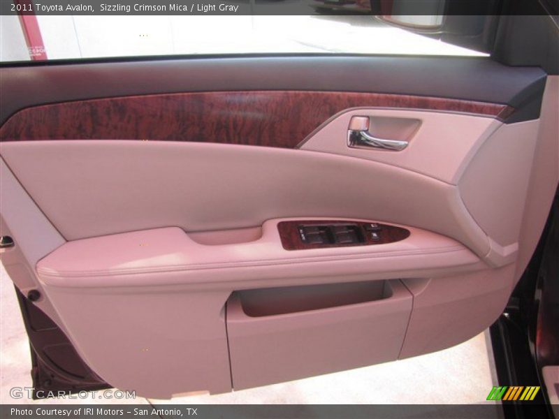 Sizzling Crimson Mica / Light Gray 2011 Toyota Avalon