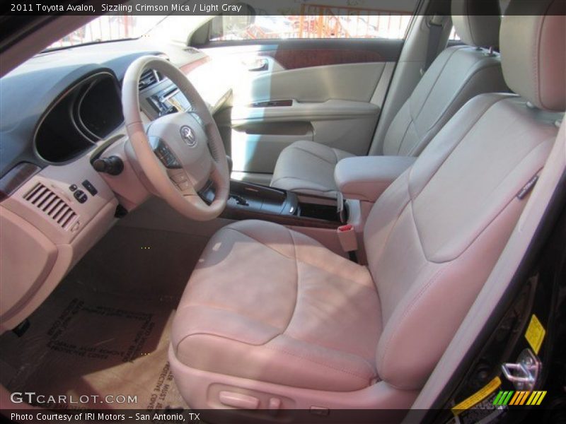Sizzling Crimson Mica / Light Gray 2011 Toyota Avalon