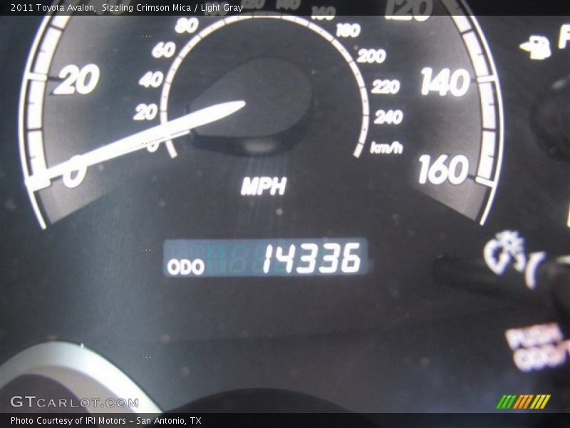 Sizzling Crimson Mica / Light Gray 2011 Toyota Avalon