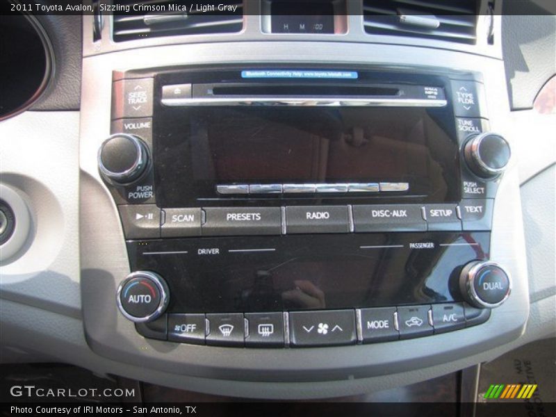 Sizzling Crimson Mica / Light Gray 2011 Toyota Avalon