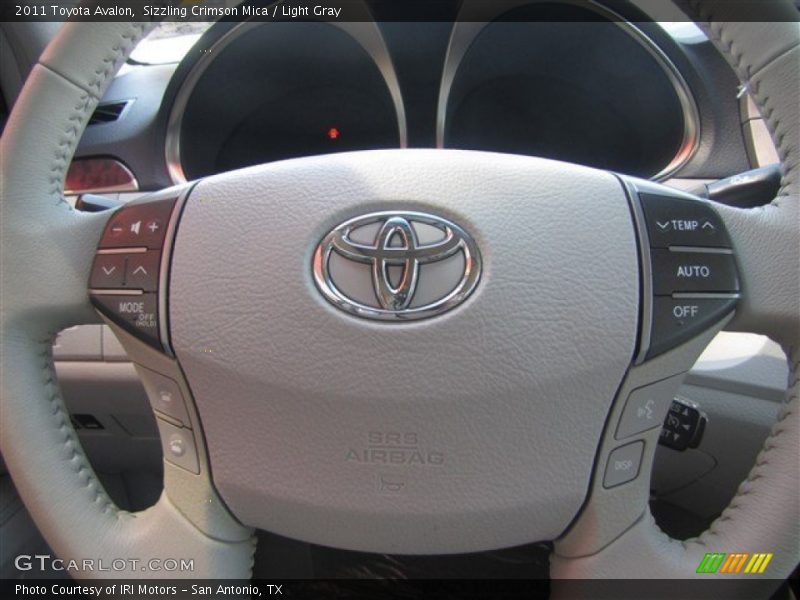 Sizzling Crimson Mica / Light Gray 2011 Toyota Avalon