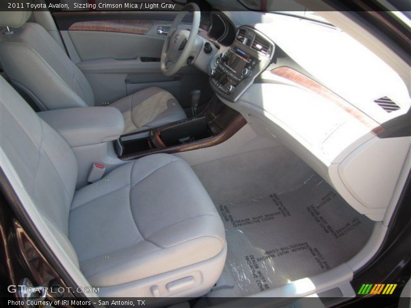 Sizzling Crimson Mica / Light Gray 2011 Toyota Avalon