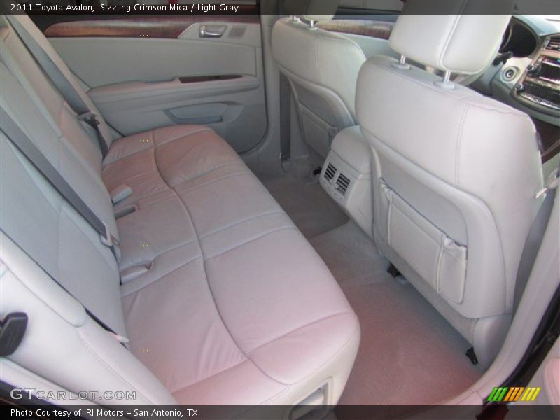 Sizzling Crimson Mica / Light Gray 2011 Toyota Avalon