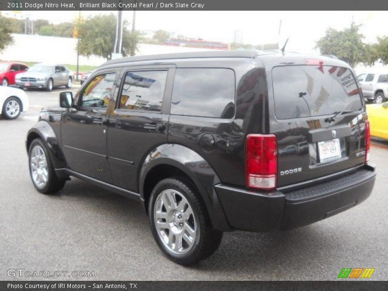 Brilliant Black Crystal Pearl / Dark Slate Gray 2011 Dodge Nitro Heat