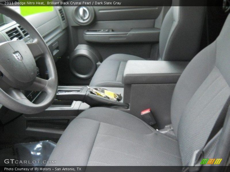 Brilliant Black Crystal Pearl / Dark Slate Gray 2011 Dodge Nitro Heat