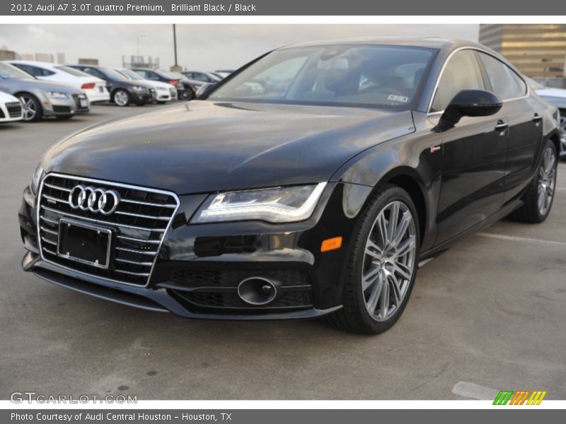 Brilliant Black / Black 2012 Audi A7 3.0T quattro Premium