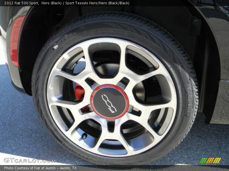 Nero (Black) / Sport Tessuto Nero/Nero (Black/Black) 2012 Fiat 500 Sport
