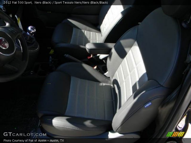 Nero (Black) / Sport Tessuto Nero/Nero (Black/Black) 2012 Fiat 500 Sport