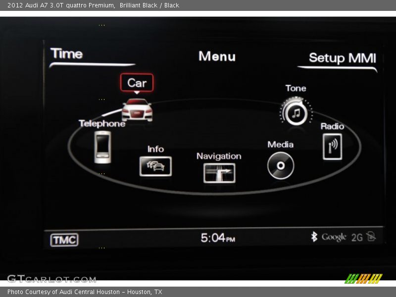 Controls of 2012 A7 3.0T quattro Premium