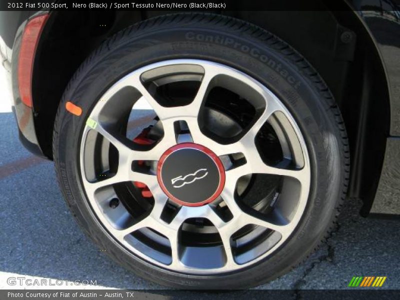 Nero (Black) / Sport Tessuto Nero/Nero (Black/Black) 2012 Fiat 500 Sport